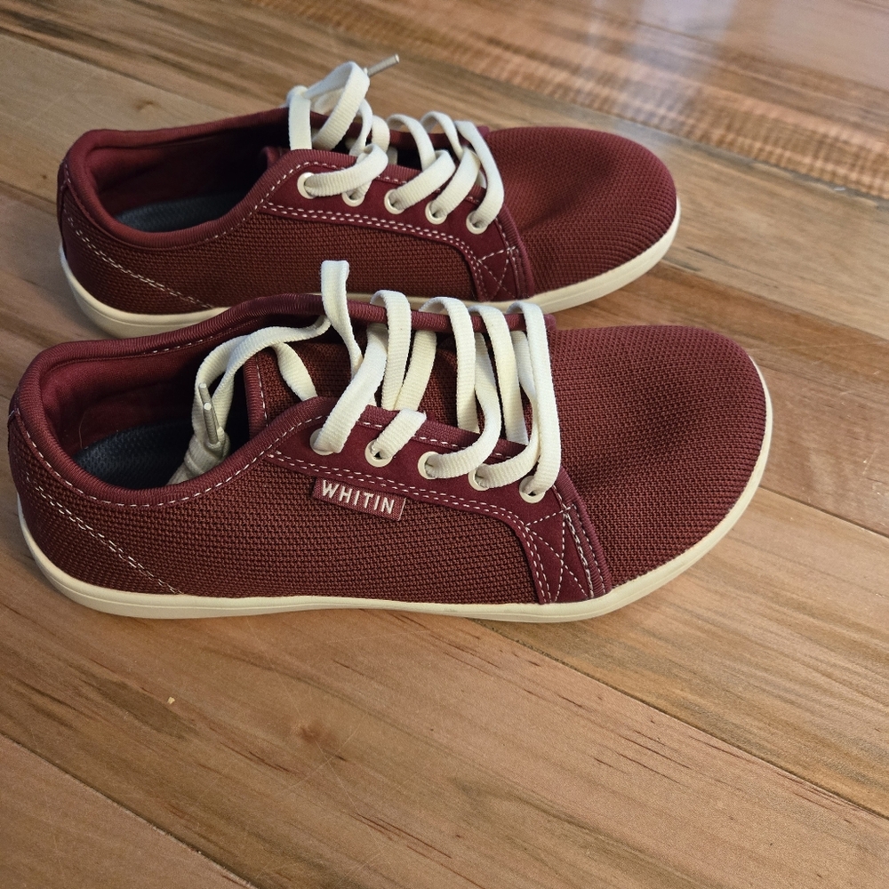 Whitin Burgundy Sneakers Size 39 - Picture 3 of 7